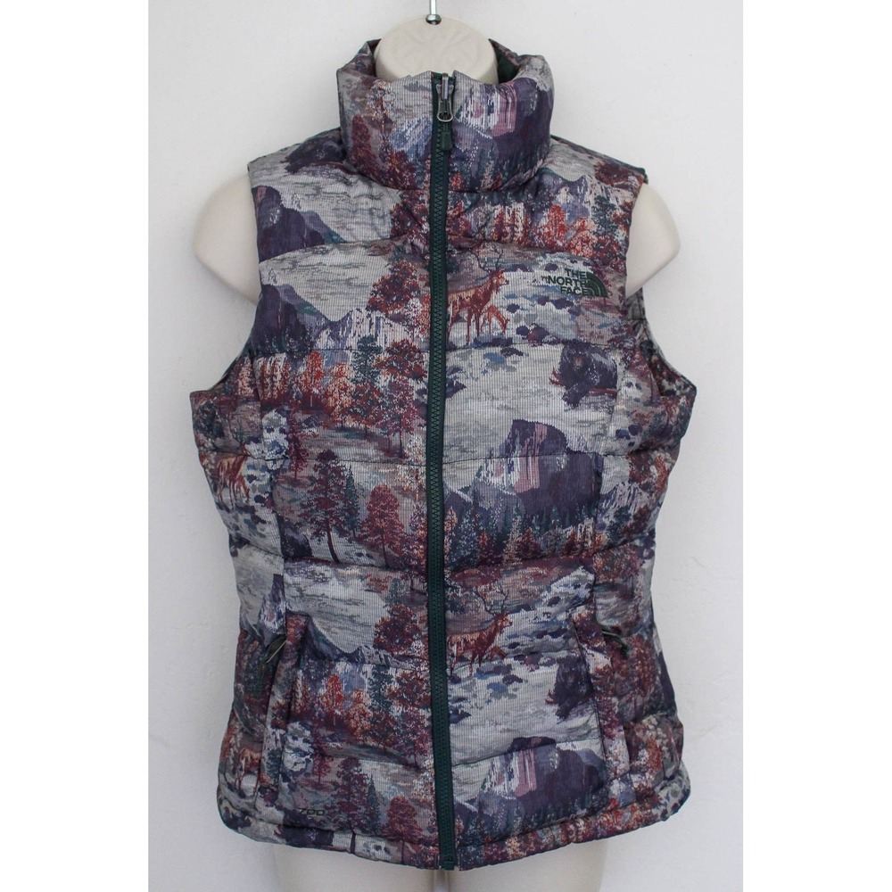 The North Face 700 Nuptse Vest Womens XS Yosemite Goose Down Puffer Pockets